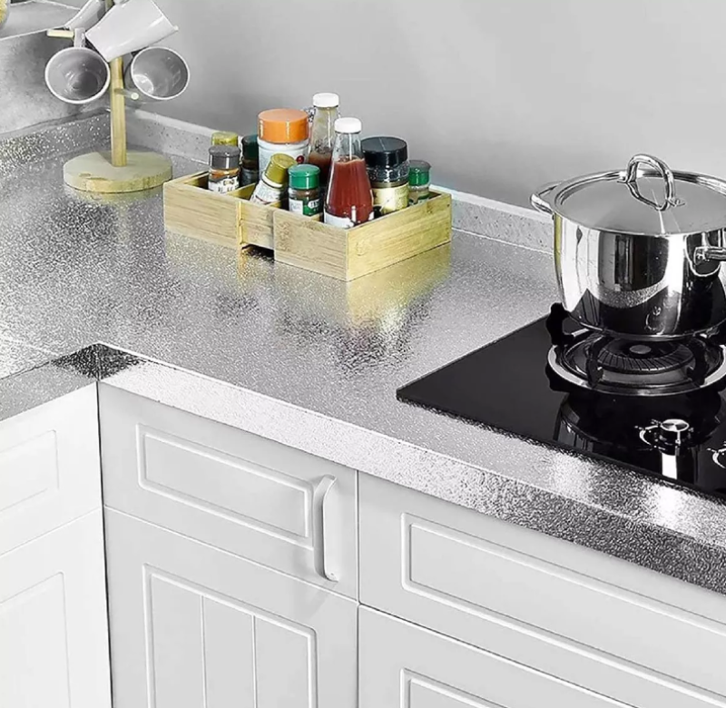 Comprar Aluminio Autoadhesivo Protector Cocina en Electroshopy - Ángulo 4